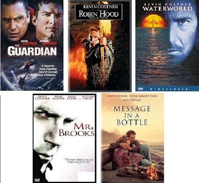 Kevin Costner 5 Film Collection (DVD) Complete Title Listing In Description