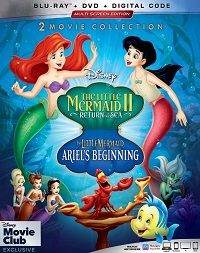 Disney&#39;s The Little Mermaid II: Return to the Sea/Ariel&#39;s Beginning (Blu-ray/DVD) Double Feature