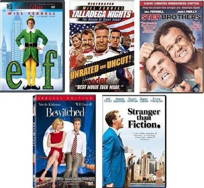 Will Ferrell 5 Film Collection (DVD) Complete Title Listing In Description Will Ferrell 5 Film Collection (DVD) Complete Title Listing In Description