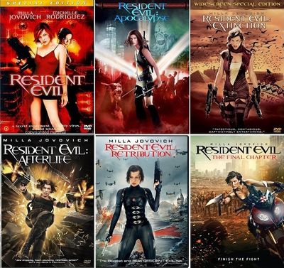 Resident Evil 6 Film Collection (DVD) Complete Title Listing In Description Resident Evil 6 Film Collection (DVD) Complete Title Listing In Description