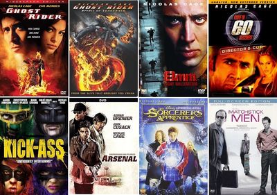 Nicolas Cage 8 Film Collection (DVD) Complete Title Listing In Description Nicolas Cage 8 Film Collection (DVD) Complete Title Listing In Description