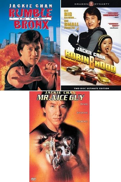 Jackie Chan Triple Feature (DVD) Complete Title Listing In Description