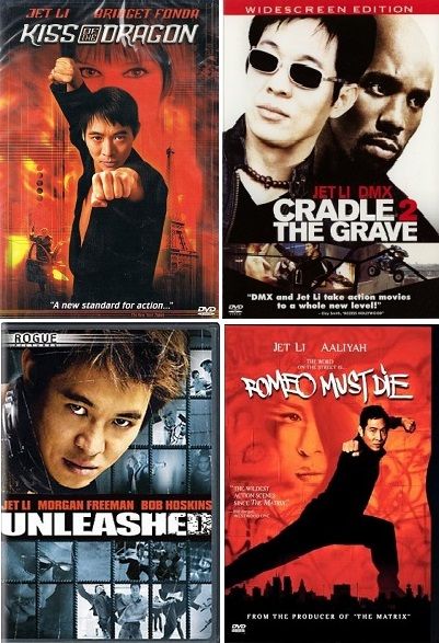 Jet Li 4 Film Collection (DVD) Complete Title Listing In Description