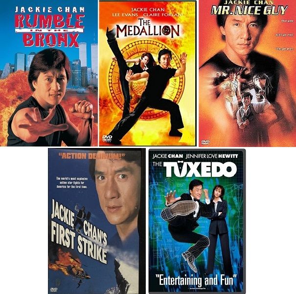 Jackie Chan 5 Film Collection (DVD) Complete Title Listing In Description