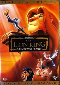 Disney&#39;s The Lion King (DVD) (1994) Platinum Edition