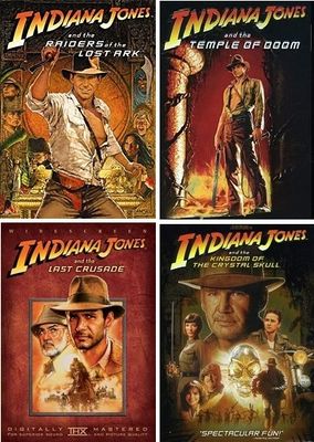 Indiana Jones 4 Film Collection (DVD) Complete Title Listing In Description