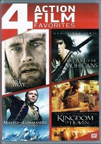 4 Action Film Favorites (DVD) Complete Title Listing In Description