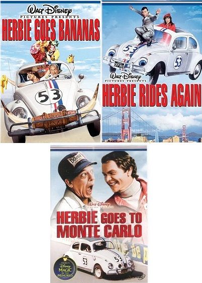 Disney&#39;s Herbie Triple Feature (DVD) Complete Title Listing In Description