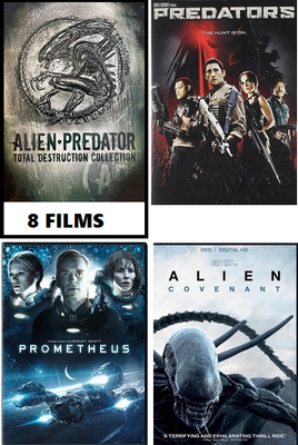 Alien/Predator 11 Film Collection (DVD) Complete Title Listing In Description Alien/Predator 11 Film Collection (DVD) Complete Title Listing In Description