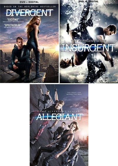 Divergent/Insurgent/Allegiant (DVD) Triple Feature