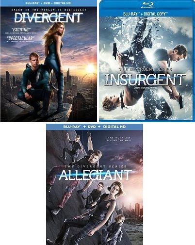 Divergent/Insurgent/Allegiant (Blu-ray) Triple Feature