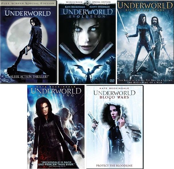 Underworld 5 Film Collection (DVD) Complete Title Listing In Description