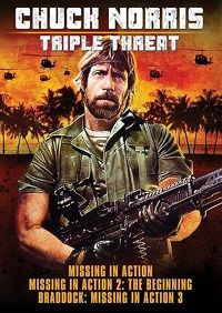 Chuck Norris Triple Threat (DVD) Complete Title Listing In Description