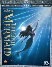 Disney&#39;s The Little Mermaid (Blu-ray 3D/Blu-ray/DVD) (1989) Diamond Edition