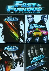 Fast &amp; Furious 4-Movie Collection (DVD) Complete Title Listing In Description
