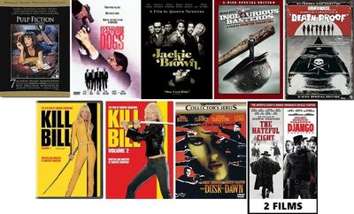 Quentin Tarantino 10 Film Collection (DVD) Complete Title Listing In Description