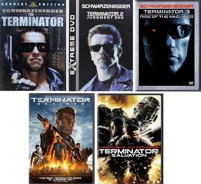 Terminator 5 Film Collection (DVD) Complete Title Listing In Description Terminator 5 Film Collection (DVD) Complete Title Listing In Description