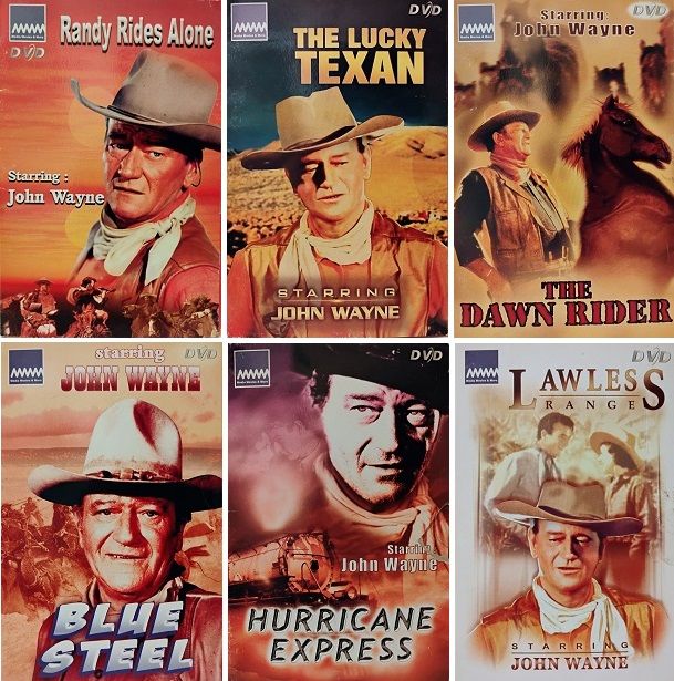 John Wayne 6 Film Collection (DVD) Complete Title Listing In Description