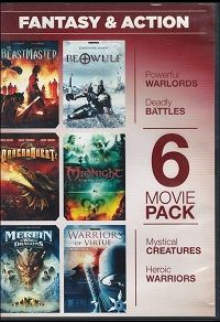 Fantasy &amp; Action 6-Movie Pack (DVD) Complete Title Listing In Description