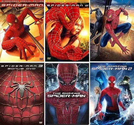 Spider-Man 5 Film Collection (DVD) Plus Bonus Disc