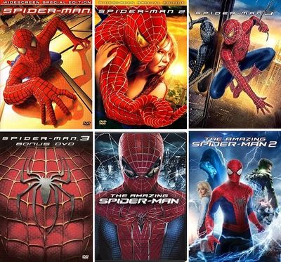 Spider-Man 5 Film Collection (DVD) Plus Bonus Disc