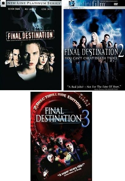 Final Destination Triple Feature (DVD) Complete Title Listing In Description