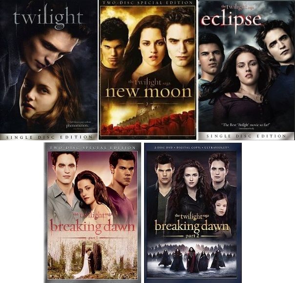 The Twilight Saga (DVD) 5-Movie Collection