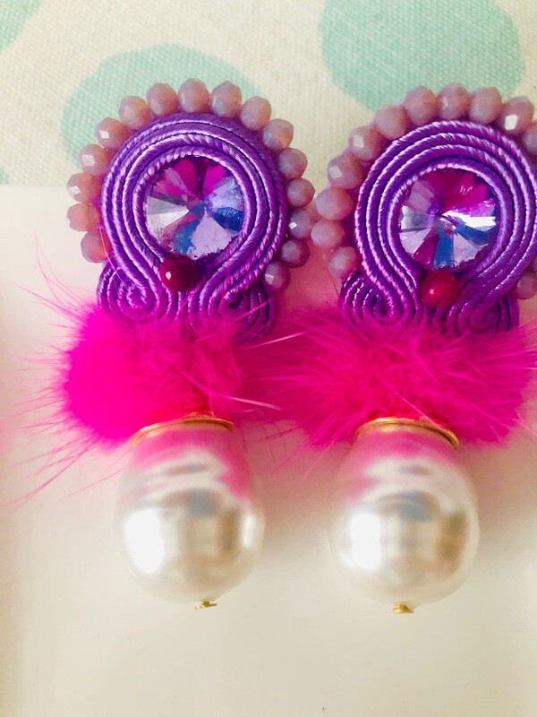 Violetta Soutage in 💜mit Pink🩷