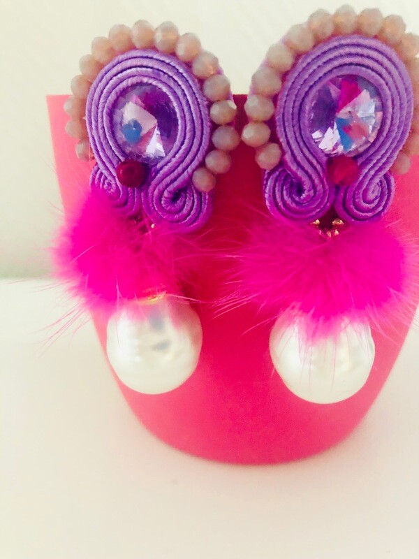 Violetta Soutage in 💜mit Pink🩷