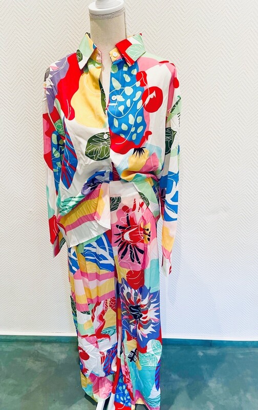 Fleur Sommerlicher Anzug Pyjama Look Fleur Sommerlicher Anzug Pyjama Look