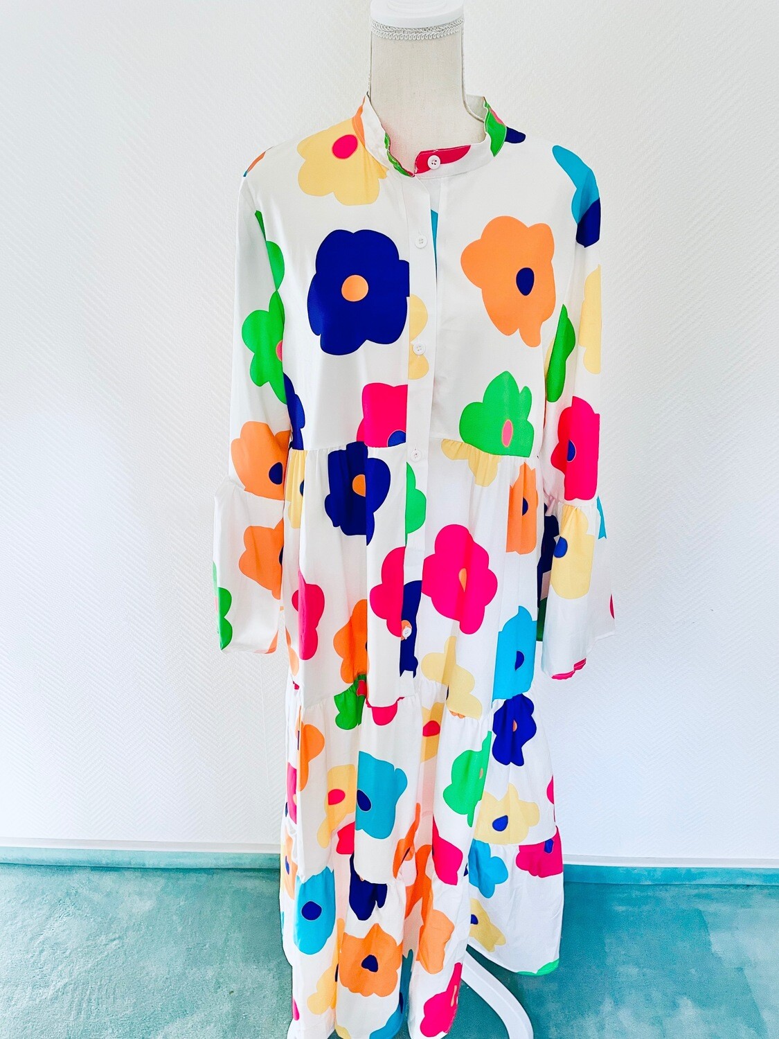 Flower Power Kleid in weiß One Size Flower Power Kleid in weiß One Size