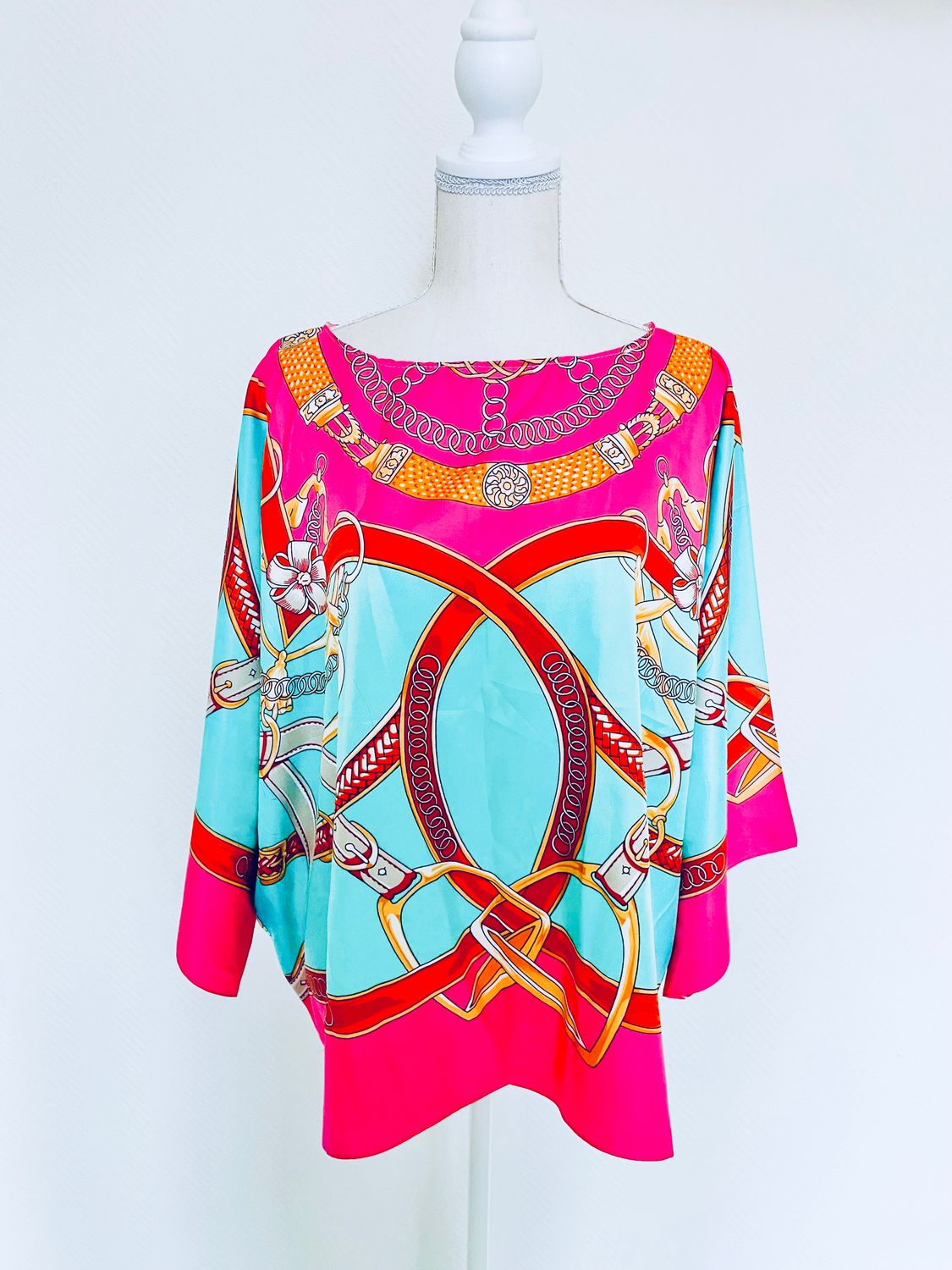 Bluse mit Pink One Size