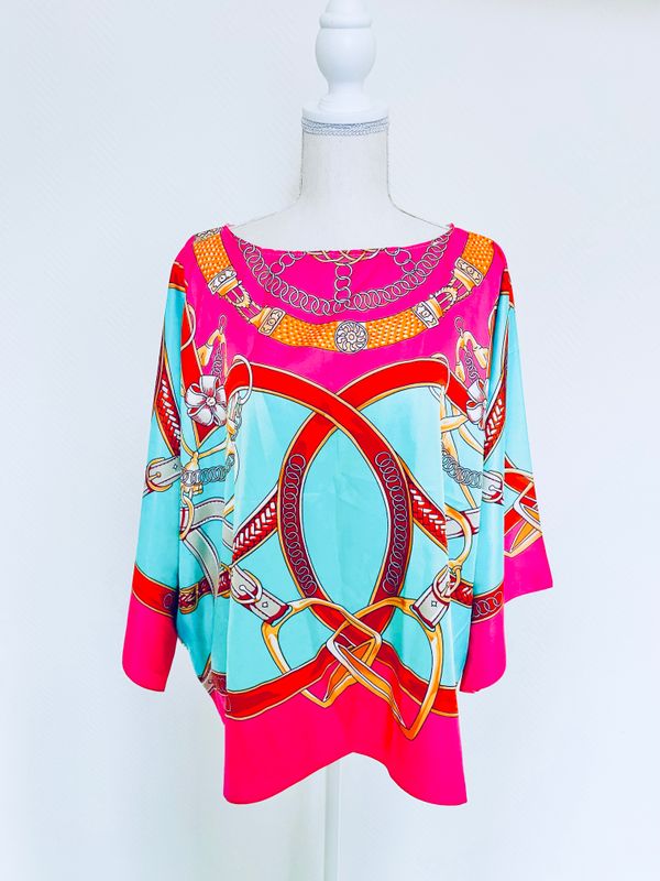 Bluse mit Pink One Size
