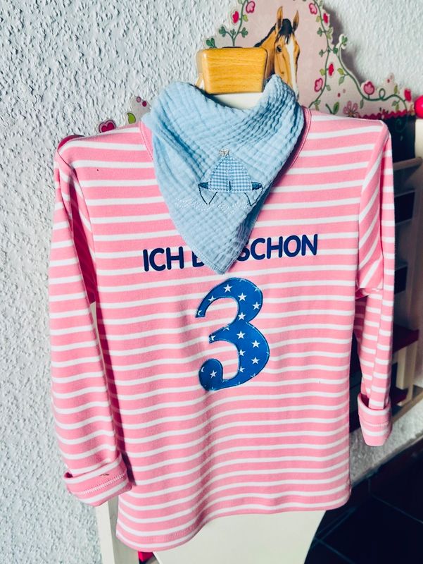 Ich bin schon…….3 rosa-weiß Ich bin schon…….3 rosa-weiß