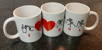 I Love BSL Mug.