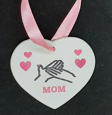 BSL Sign for Mom Heart
