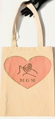 BSL Sign for Mom, Tote Bag
