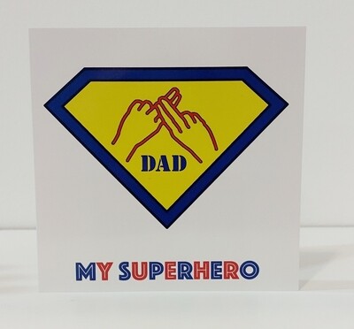 BSL Happy Father's Day Card
