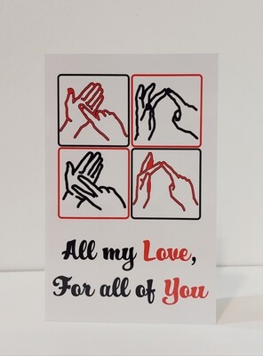 L O V E Valentine's Day Card