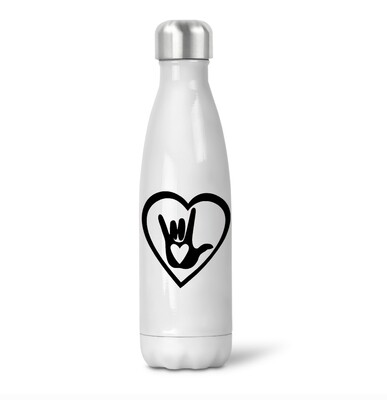ASL / I Love You, Water Bottle (350ml)