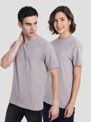 Basic Grey T-shirt (Couple's Pack of 2)