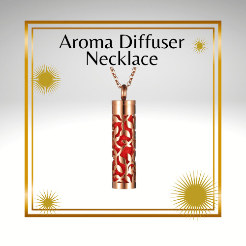 Stunning Rose Gold Aroma Necklace