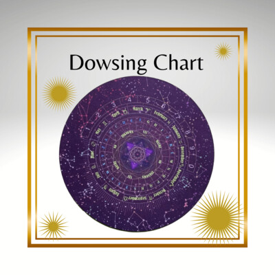 Dowsing Pendulum cloth chart
