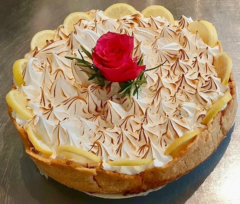 Citroentaart met meringue