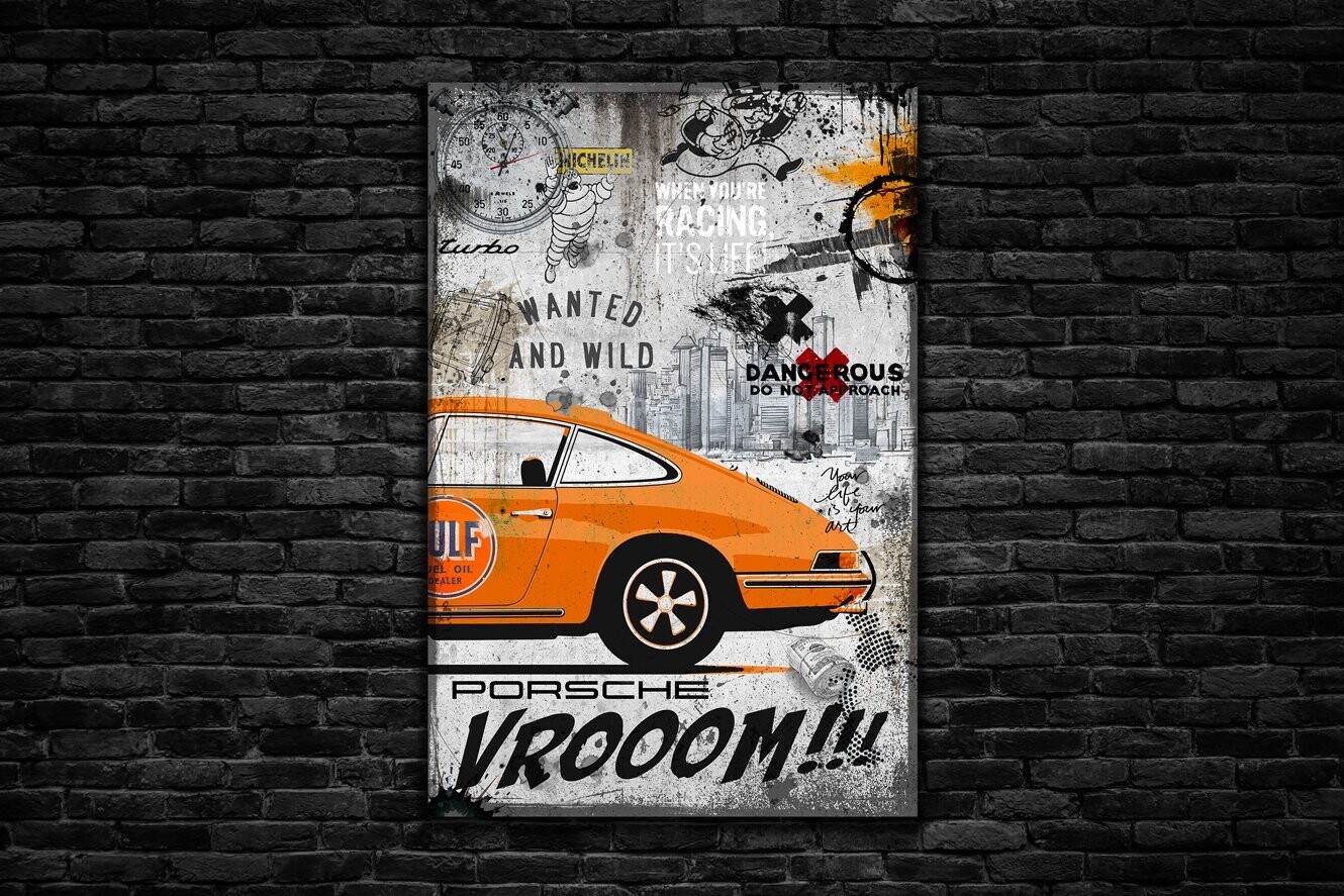 Porsche Orange Vroomm
