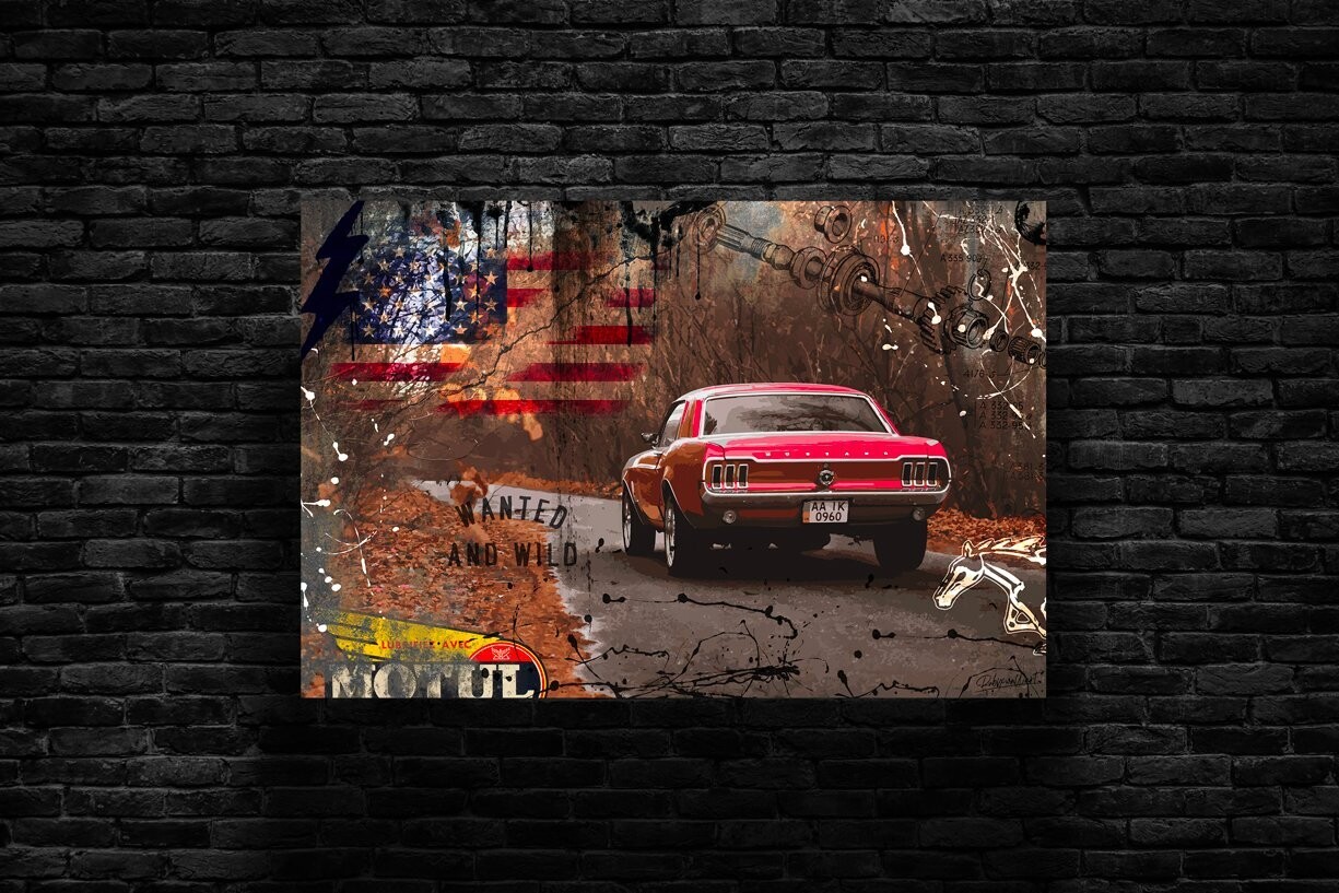 Mustang Fastback Red