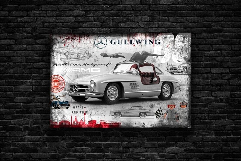 300 SL Black and White