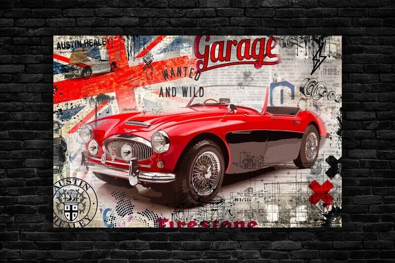Red Austin Healey