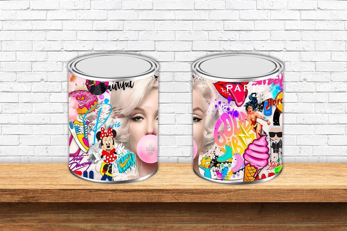 Pot de peinture "Marilyn Retro"