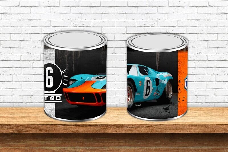 Pot de peinture "GT40 Gulf"